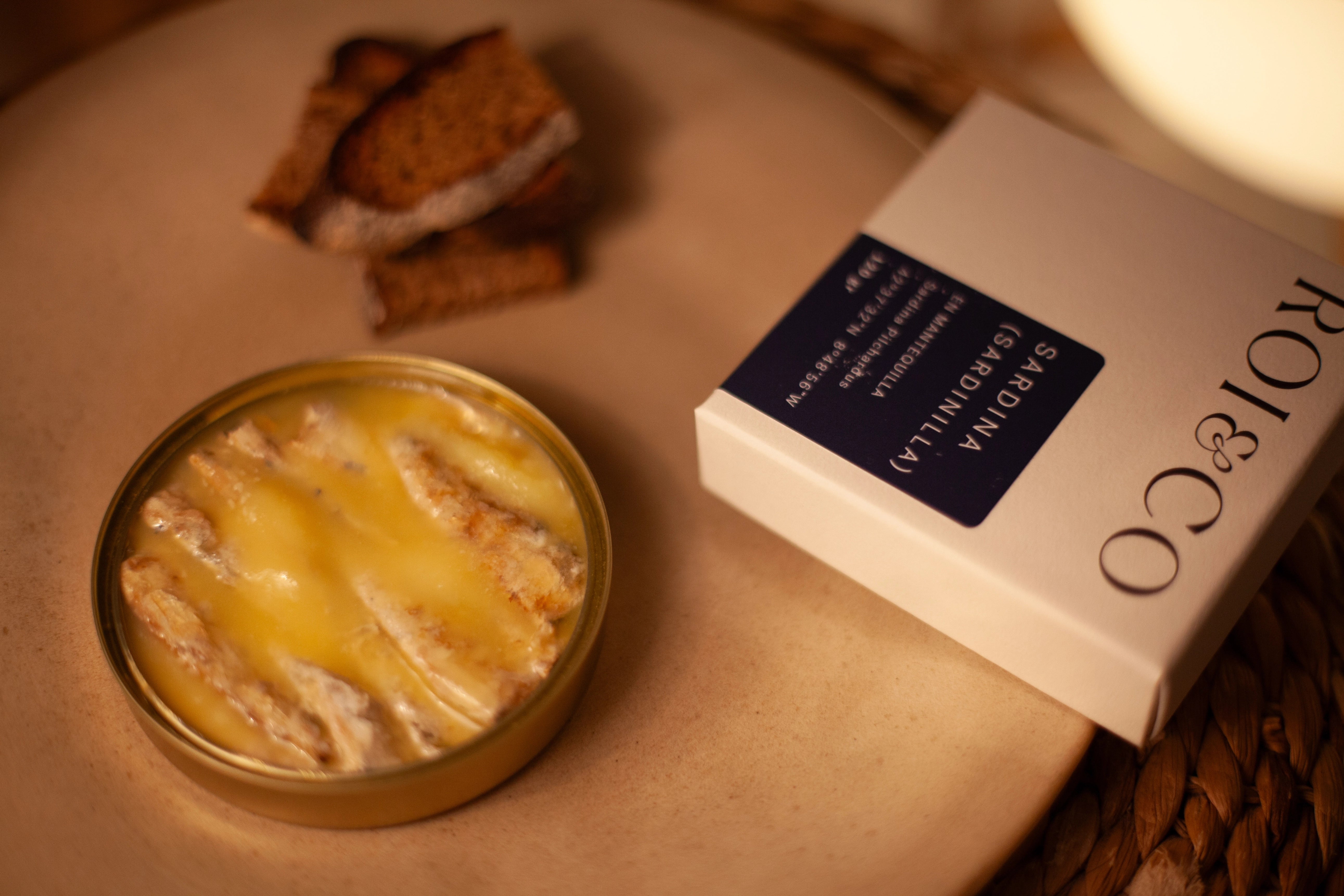 Sardinillas en mantequilla